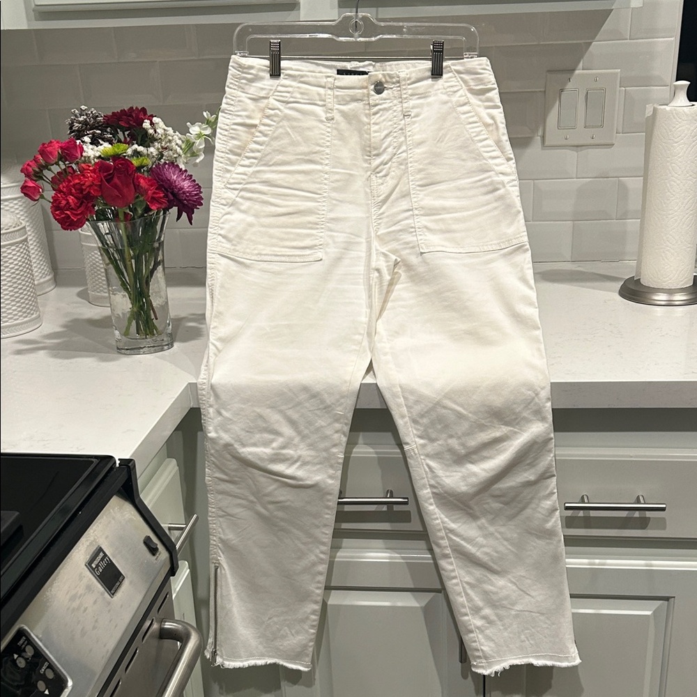 Sanctuary Cream High-Waisted Pants